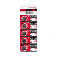 BAT0281 . Μπαταρίες λιθίου CR1620 MAXELL (5τμχ)
