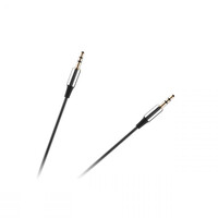 RB-6008-100-B . Καλώδιο jack 3.5mm - 3.5mm σπιράλ 1m REBEL
