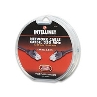 392105 . Καλώδιο UTP Cat5e 350MHz 1m μαύρο Intellinet