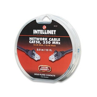 392129 . Καλώδιο UTP Cat5e 350MHz 3m μαύρο Intellinet