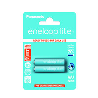 PAN-BK-4LCCE/2 . Επαναφορτιζόμενες μπαταρίες PANASONIC ENELOOP AAA 550mAh (2τμχ)
