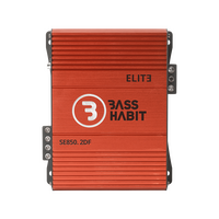 Bass Habit SE850.2DF Ενισχυτής αυτοκινήτου SPL Elite Two channel amplifier  Bass Habit