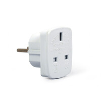 CABLEXPERT AC POWER ADAPTER UK SOCKET TO EU SCHUKO PLUG 7,5A