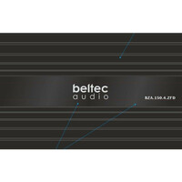 Bza.150.4zfd. 150w X4ch 4ohms Stereo 14,4v Input
250w X4ch 2ohms Stereo 14,4v Input
500w X2ch 4ohms Stereo 14,4v Input