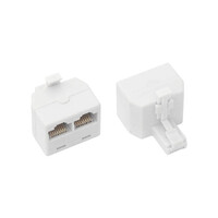 DM-8795 . Φις Δικτύου RJ45 σε 2xRJ45 M/F