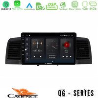 Cadence qg Series 8core Android13 4+64gb Toyota Corolla 2002-2006 Navigation Multimedia Tablet 9" u-qg-Ty0254bl