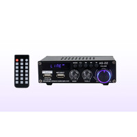 Ενισχυτής Ήχου, 45W, Bluetooth 5.0, USB Με Τηλεχειριστήριο, Μαύρος