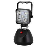 GloboStar® 79036 Φορητός Επαναφορτιζόμενος Προβολέας Εργασίας LED CREE XML2-T6 Chip 25W 2500lm με 3 Modes & με Καλώδιο Φόρτισης για Αυτοκίνητο & Πρίζας IP54 Ψυχρό Λευκό 6000K