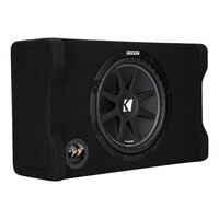 Kicker Down-Firing 12" Comp 4-Ohm Enclosure (48CDF124)