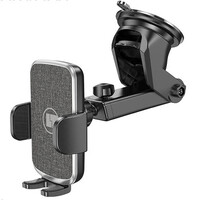 LAMTECH TELESCOPIC SUCTION CUP CAR HOLDER BLACK
