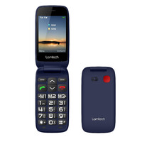 LAMTECH FLIP PHONE 2.8' DISPLAY WITH BT, FM RADIO, SOS, 1400 mAh, GR MENU FLIP-X BLUE