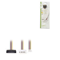 Nedis Ccgp73550va015 Internal Power Cable Sata 15-pin Male - Molex Female + fdd
