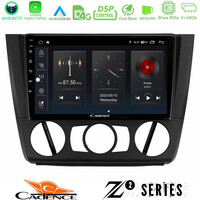 Cadence z2 Series 8core Android14 4+64gb  bmw 1series  E81/e82/e87/e88 (Manual A/c) Navigation Multimedia Tablet 9" με Carplay & Android Auto u-z2-Bm1011