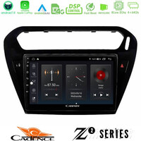 Cadence z2 Series 8core Android14 4+64gb  Citroen c-Elysee / Peugeot 301 Navigation Multimedia Tablet 9" με Carplay & Android Auto (Μαύρο)) u-z2-Ct0070bl