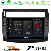 Cadence z2 Series 8core Android14 4+64gb  Citroen c4 2004-2010 Navigation Multimedia Tablet 9" (Μαύρο Χρώμα) με Carplay & Android Auto u-z2-Ct0812b