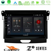 Cadence z2 Series 8core Android14 4+64gb  Ford Ranger 2017-2022 Navigation Multimedia Tablet 9" με Carplay & Android Auto u-z2-Fd0617