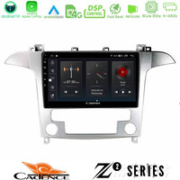 Cadence z2 Series 8core Android14 4+64gb  Ford s-max 2006-2012 Navigation Multimedia Tablet 9" με Carplay & Android Auto u-z2-Fd409s