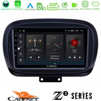 Cadence z2 Series 8core Android14 4+64gb  Fiat 500x Navigation Multimedia Tablet 9" με Carplay & Android Auto u-z2-Ft0534