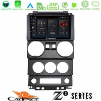 Cadence z2 Series 8core Android14 4+64gb  Jeep Wrangler 2door 2008-2010 Navigation Multimedia Tablet 9" με Carplay & Android Auto u-z2-Jp022n