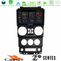 Cadence z2 Series 8core Android14 4+64gb  Jeep Wrangler 2008-2010 Navigation Multimedia Tablet 9" με Carplay & Android Auto u-z2-Jp023n