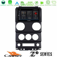 Cadence z2 Series 8core Android14 4+64gb  Jeep Wrangler 2door 2008-2010 Navigation Multimedia Tablet 9" με Carplay & Android Auto u-z2-Jp1037