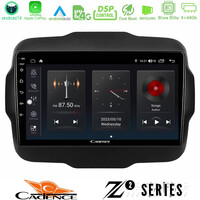 Cadence z2 Series 8core Android14 4+64gb  Jeep Renegade 2015-2019 Navigation Multimedia Tablet 9" με Carplay & Android Auto u-z2-Jp134
