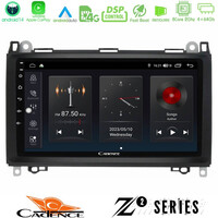 Cadence z2 Series 8core Android14 4+64gb  Mercedes A/b/vito/sprinter Class Navigation Multimedia Tablet 9" με Carplay & Android Auto u-z2-Mb0759