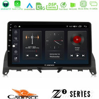 Cadence z2 Series 8core Android14 4+64gb  Mercedes c Class W204 Navigation Multimedia Tablet 9" με Carplay & Android Auto u-z2-Mb0842