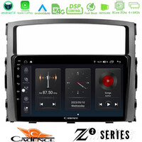 Cadence z2 Series 8core Android14 4+64gb  Mitsubishi Pajero 2008-2009 Navigation Multimedia Tablet 9" με Carplay & Android Auto u-z2-Mt0557