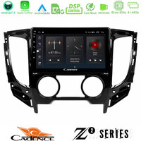 Cadence z2 Series 8core Android14 4+64gb  Mitsubishi L200 2016-> & Fiat Fullback (Manual A/c) Navigation Multimedia Tablet 9" με Carplay & Android Auto u-z2-Mt0620