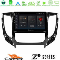 Cadence z2 Series 8core Android14 4+64gb  Mitsubishi L200 2016-> & Fiat Fullback (Auto A/c) Navigation Multimedia Tablet 9" με Carplay & Android Auto u-z2-Mt0719