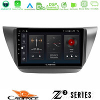 Cadence z2 Series 8core Android14 4+64gb  Mitsubishi Lancer 2004 – 2008 Navigation Multimedia Tablet 9" με Carplay & Android Auto u-z2-Mt608