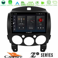 Cadence z2 Series 8core Android14 4+64gb  Mazda 2 2008-2014 Navigation Multimedia Tablet 9" με Carplay & Android Auto u-z2-Mz0667