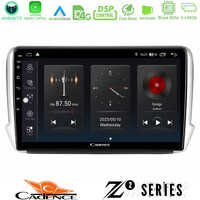 Cadence z2 Series 8core Android14 4+64gb  Peugeot 208/2008 Navigation Multimedia Tablet 10" με Carplay & Android Auto u-z2-Pg0164