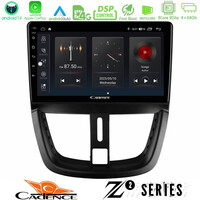 Cadence z2 Series 8core Android14 4+64gb  Peugeot 207 Navigation Multimedia Tablet 9" με Carplay & Android Auto u-z2-Pg0688