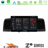 Cadence z2 Series 8core Android14 4+64gb  Toyota Corolla 2002-2006 Navigation Multimedia Tablet 9" με Carplay & Android Auto (Black) u-z2-Ty0254bl