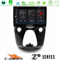 Cadence z2 Series 8core Android14 4+64gb  Toyota Aygo | Citroen c1 | Peugeot 108 Navigation Multimedia 10" με Carplay & Android Auto u-z2-Ty1560
