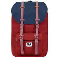 8848 TRAVEL BACKPACK 15,6" UNISEX WATERPROOF BURGUNDY BLUE