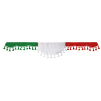 L9600.3 . ΚΟΥΡΤΙΝΑ ΝΤΑΛΙΚΑΣ ITALIAN WAVE ΣΗΜΑΙΑ ΙΤΑΛΙΑΣ 200cm LAMPA - 1 TEM