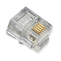 RJ11 6P4C 100τμχ