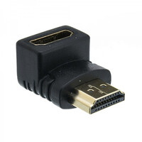 ΜΟΥΦΑ HDMI MALE - HDMI  FEMALE ΓΩΝΙΑΚΟ (CR348F-M)