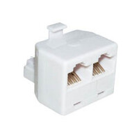 ΤΗΛΕΦΩΝΙΚΟ ADAPTOR AΡΣΕΝΙΚΟ/ΘΗΛΥΚΟ 6P4C X2