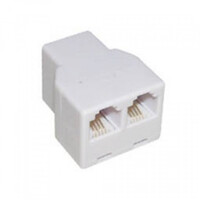 ΤΗΛΕΦΩΝΙΚΟ ADAPTOR ΘΗΛΥΚΟ/ΘΗΛΥΚΟ 6P4C X2