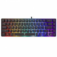 WHITE SHARK RGB GAMING MEMBRANE KEYBOARD RONIN BLACK