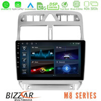 Bizzar m8 Series Peugeot 307 2002-2008 8core Android12 4+32gb Navigation Multimedia Tablet 9&quot; u-m8-Pg0655