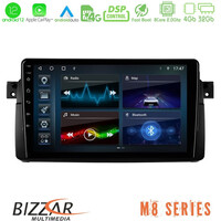 Bizzar m8 Series bmw e46 8core Android12 4+32gb Navigation Multimedia 9&quot; u-m8-Bm0603