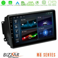 Bizzar m8 Series Mercedes C/clk Class (W203/w209) 8core Android12 4+32gb Navigation Multimedia Tablet 9&quot; u-m8-Mb0566