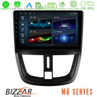 Bizzar m8 Series Peugeot 207 8core Android12 4+32gb Navigation Multimedia Tablet 9&quot; u-m8-Pg0688