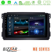 Bizzar m8 Series Smart 451 8core Android12 4+32gb Navigation Multimedia Tablet 9&quot; u-m8-Sm0833