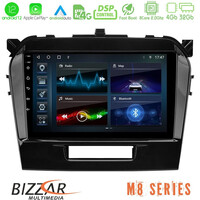 Bizzar m8 Series Suzuki Vitara 2015-2021 8core Android12 4+32gb Navigation Multimedia Tablet 9&quot; u-m8-Sz0162